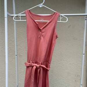 Wonder Nation Coral Sleeveless jumpsuit/romper